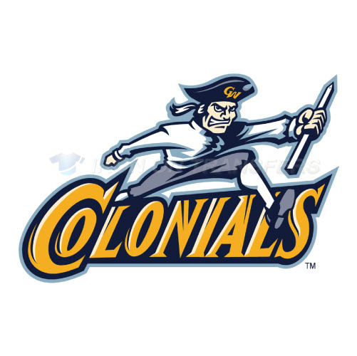 George Washington Colonials Logo T-shirts Iron On Transfers N444 - Click Image to Close